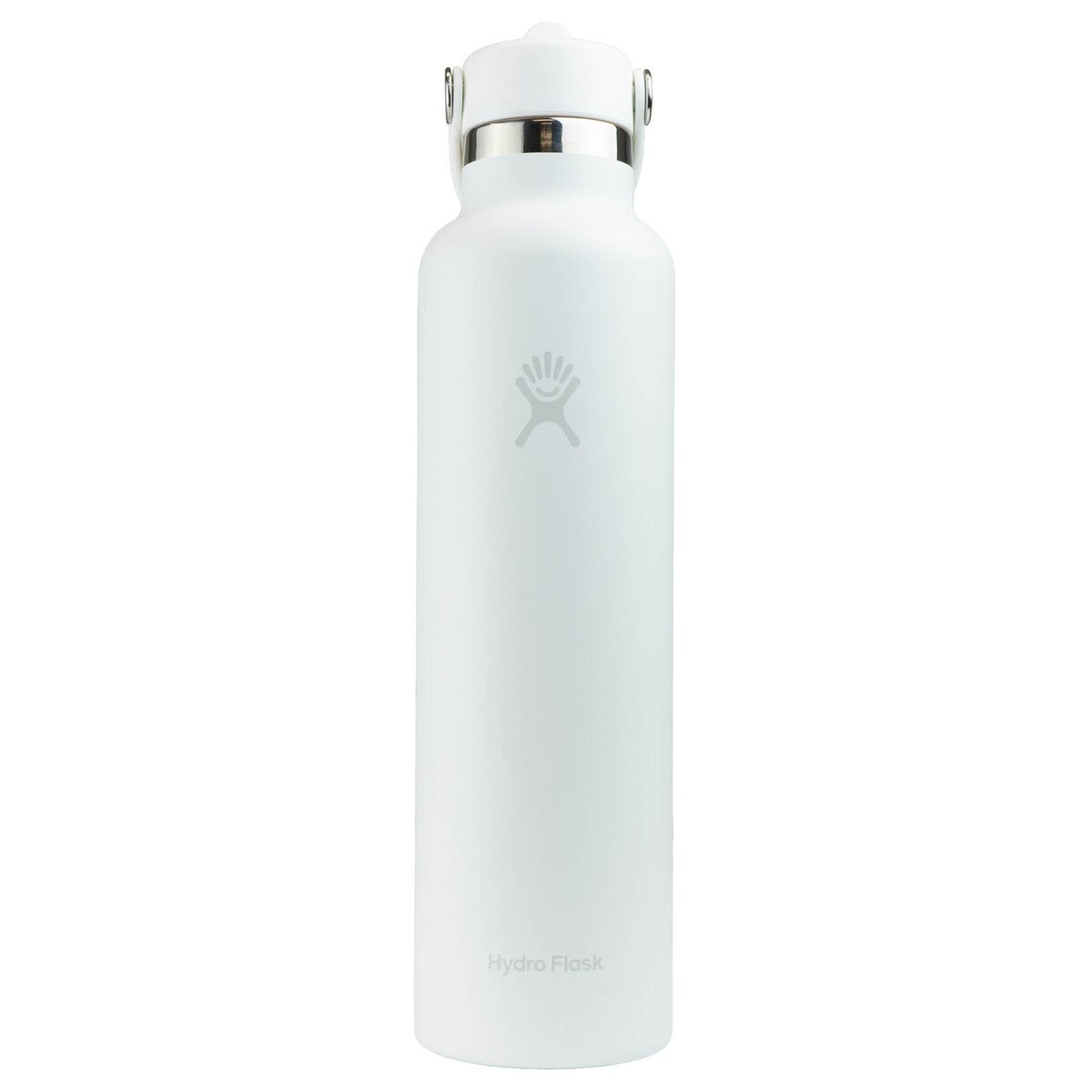 U-State Standard Mouth Flex Straw Lid Hydro Flask - 24 Oz. white